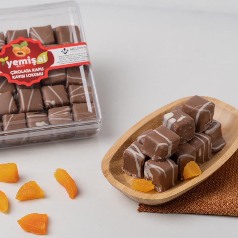 çikolata ve kayısılı lokum